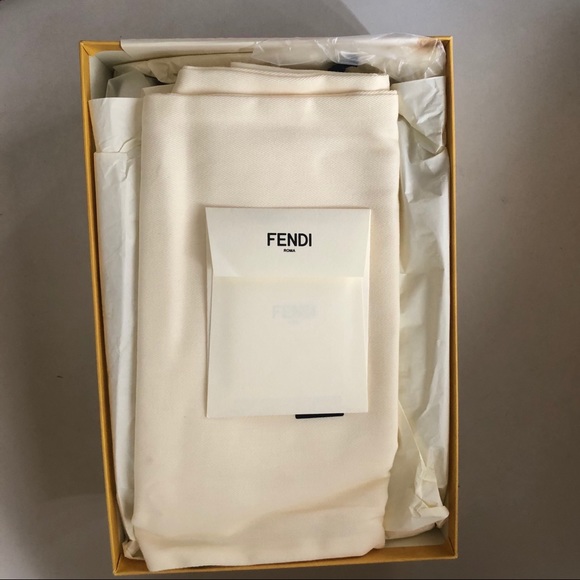 NIB Fendi x Joshua Vides FF Logo Slip-On Sneaker - Picture 15 of 16